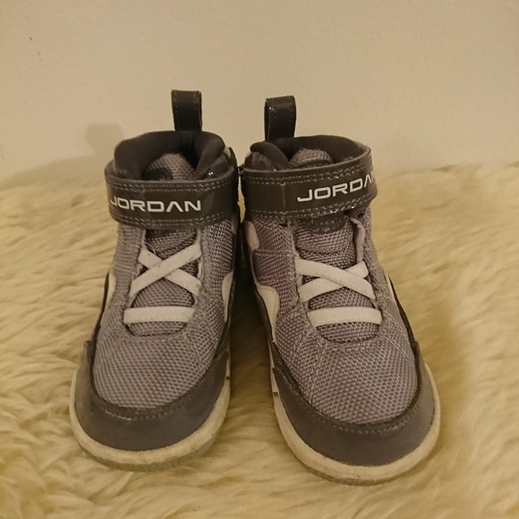 grey infant jordans